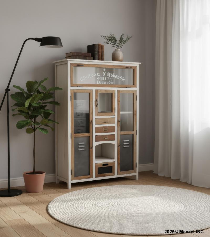 INDUSTRIAL CHIC APOTHECARY CABINET