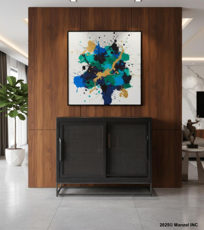WOOD & IRON CABINET