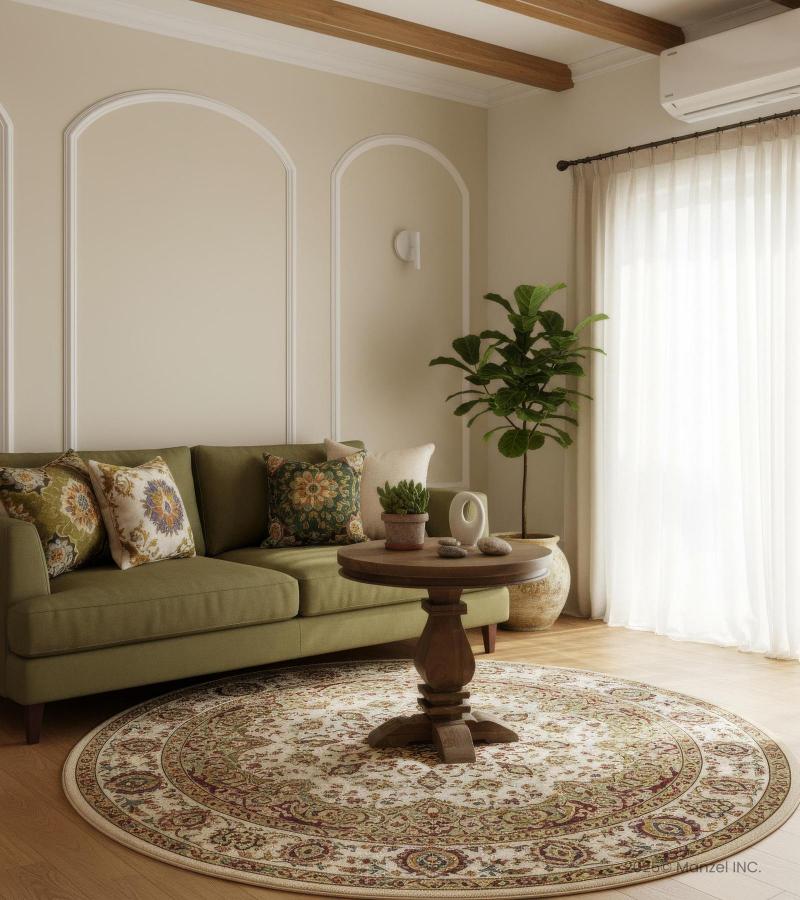 SOLID WOOD ROUND PEDESTAL SIDE TABLE END TABLE