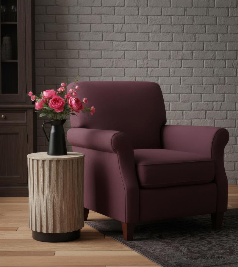 SOLID WOOD & IRON END TABLE