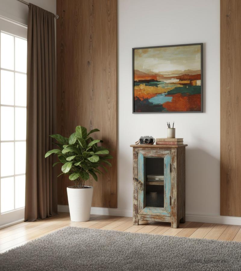 WOODEN SHOWCASE