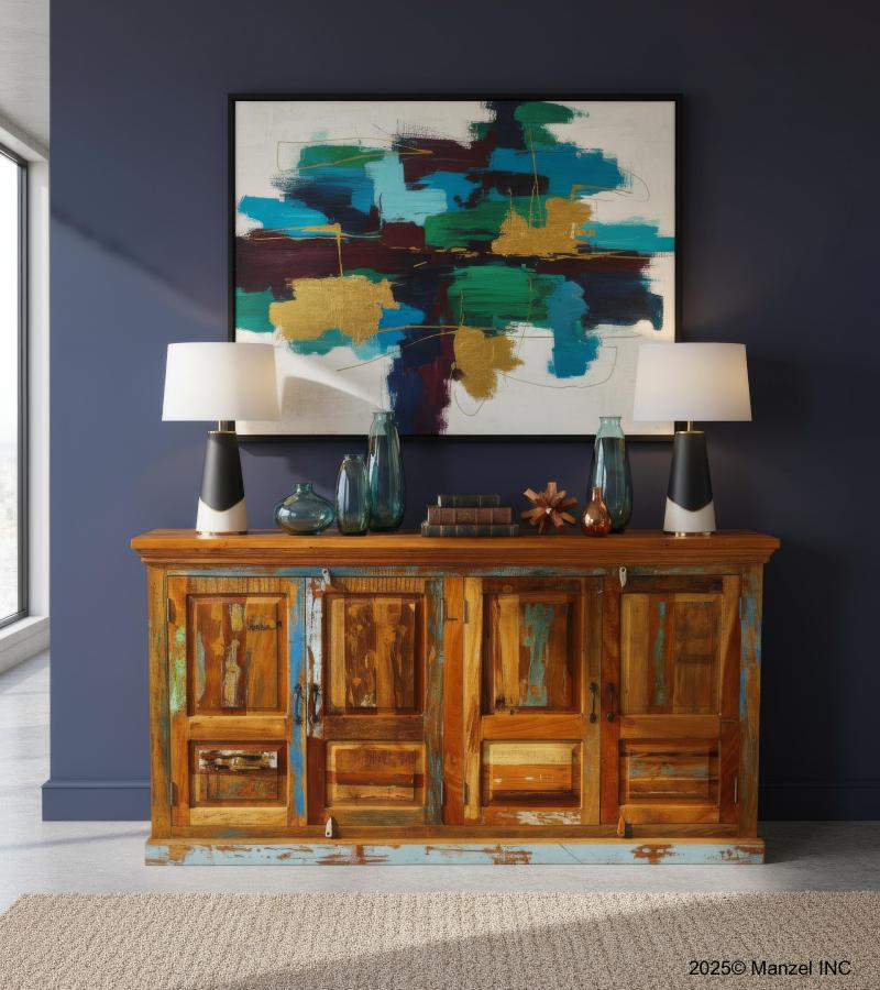 SOLID RECLAIMED TEAK SIDEBOARD