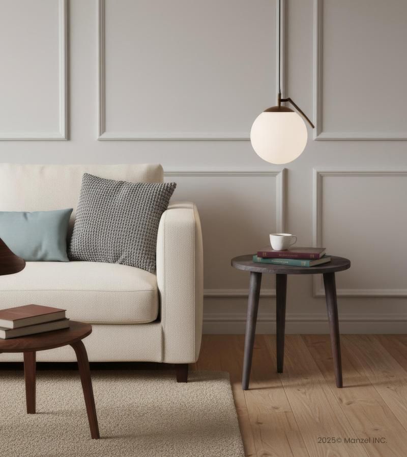 SOLID WOOD END TABLE