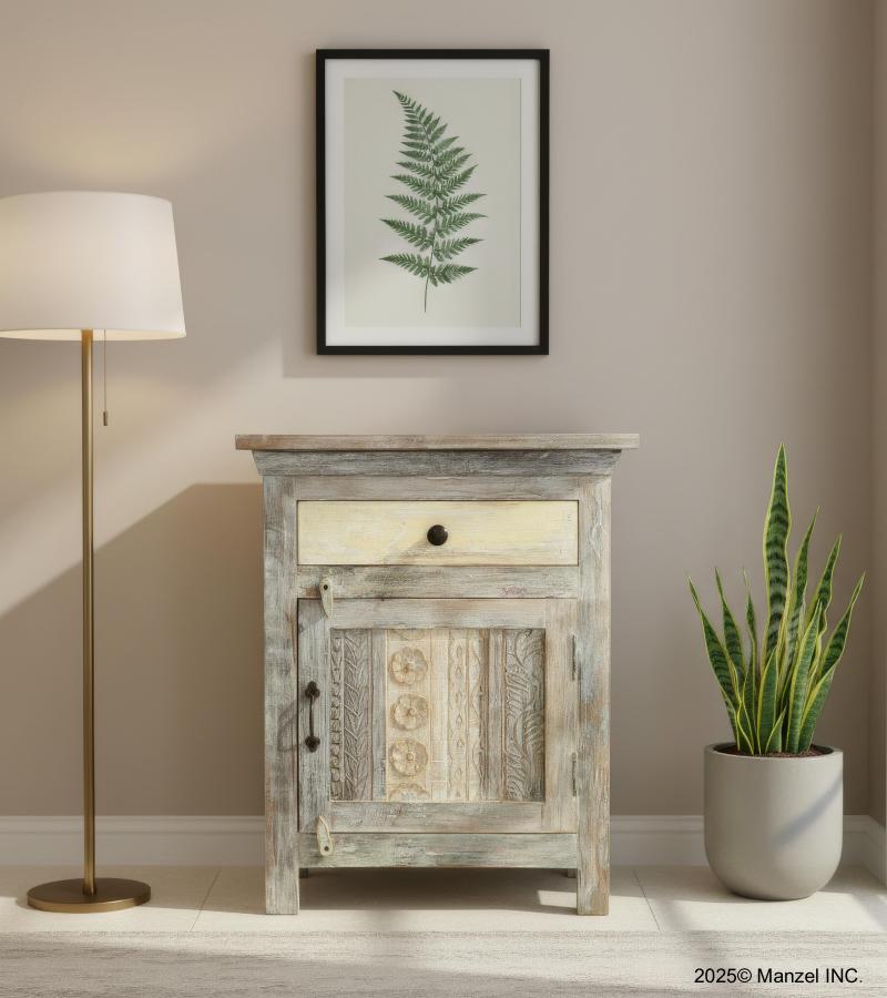 SOLID RECLAIMED TEAK WOOD SIDETABLE END TABLE