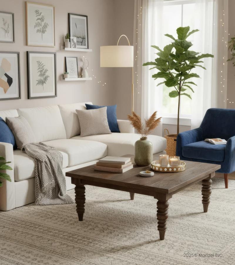 SOLID WOOD COFFEE TABLE