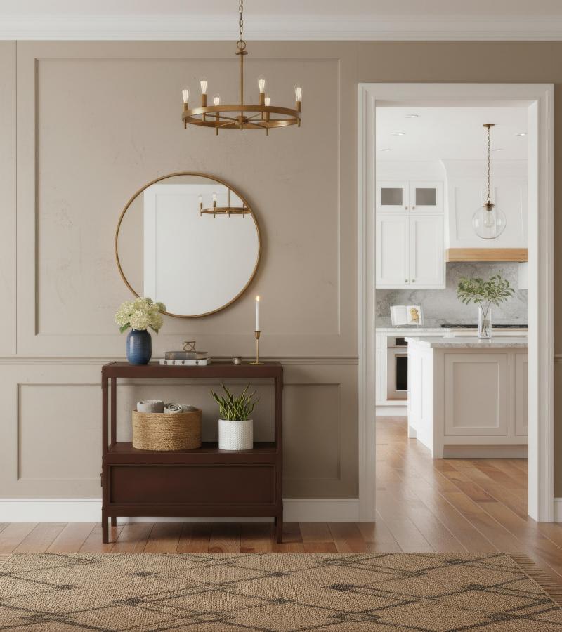 SOLID IRON & WOOD END TABLE SIDE TABLE