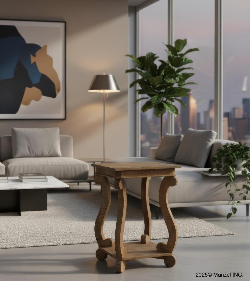 SOLID WOOD END TABLE SIDE TABLE