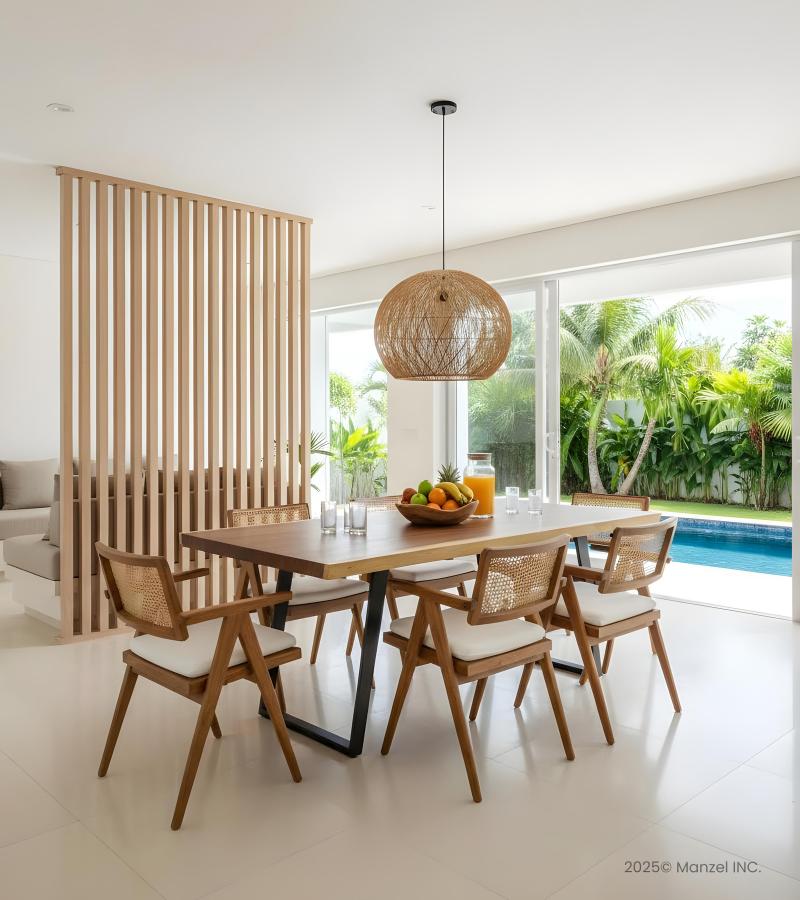 LIVE EDGE SOLID SUAR WOOD TABLE W/ METAL BASE