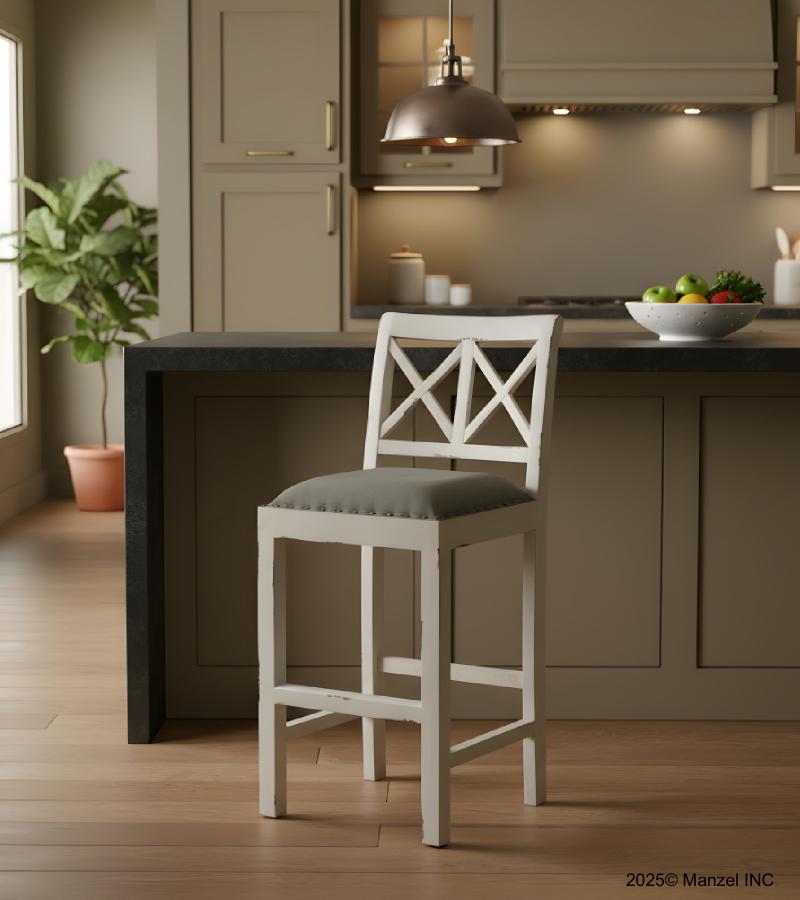 Counter Chair  fabric seat