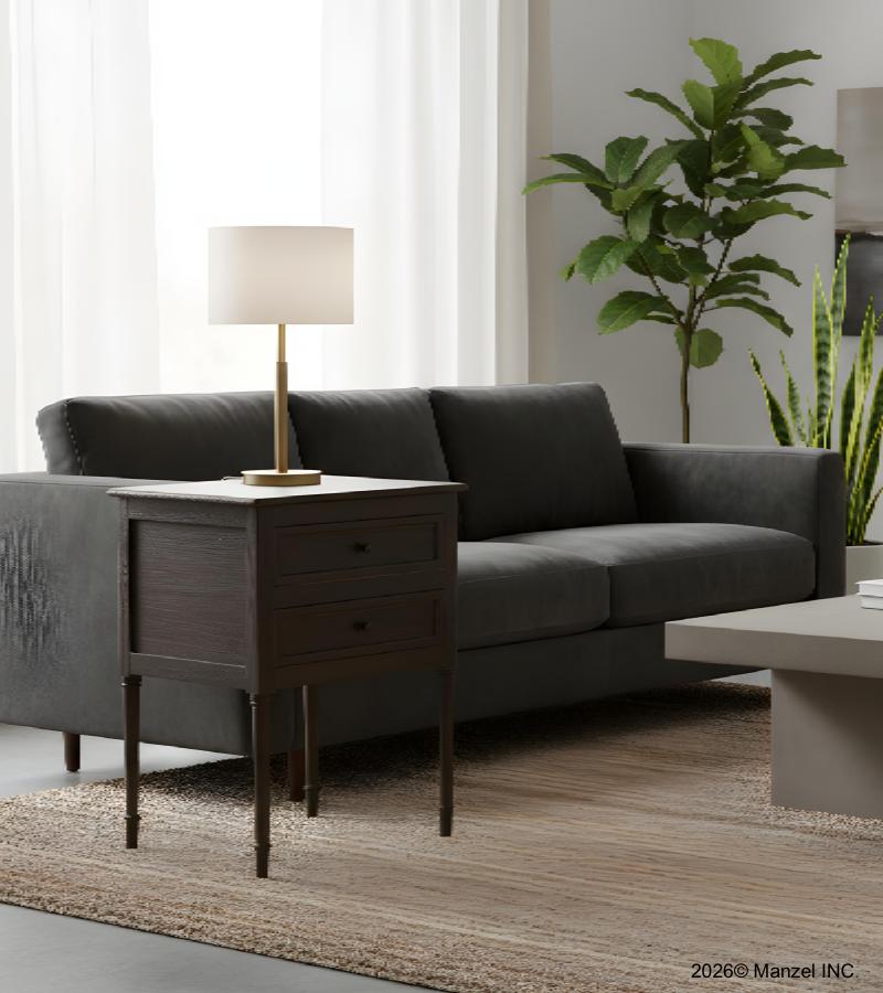 SOLID WOOD NIGHTSTAND END TABLE