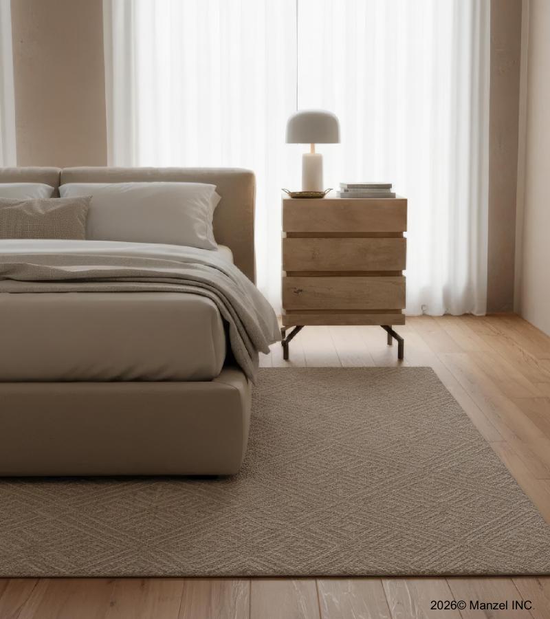 SOLID WOOD 3 DRAWER END TABLE / NIGHTSTAND