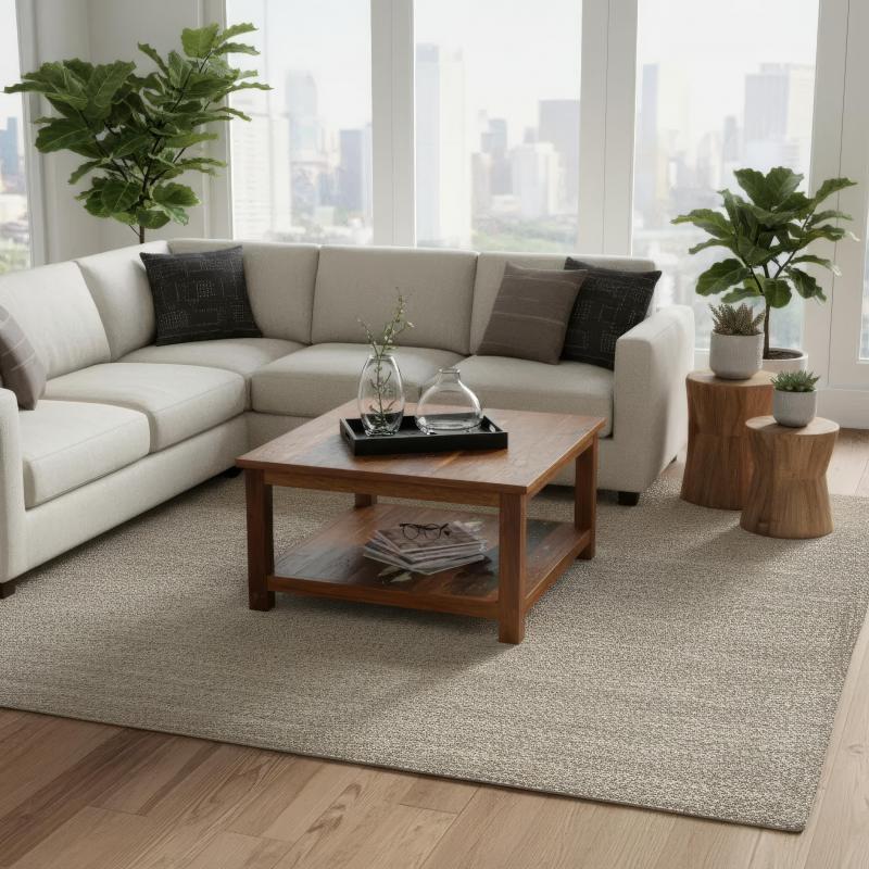 RECLAIMED TEAK SOLID WOOD COFFEE TABLE