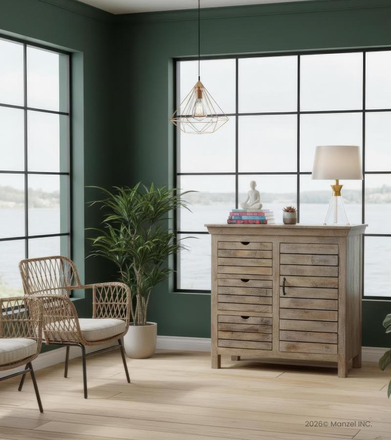 SOLID WOOD 3 DRAWER 1 CABINET CHEST SIDEBOARD DRESSER BUREAU