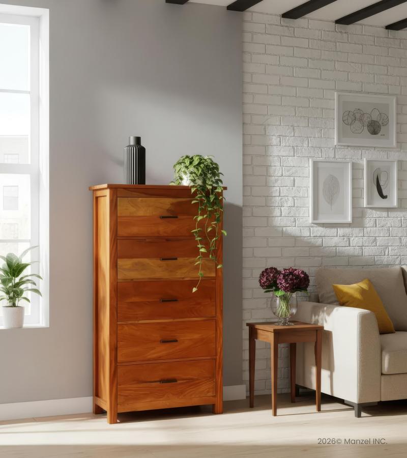 Solid Reclaimed Teak Wood Dresser Bureau Chest 