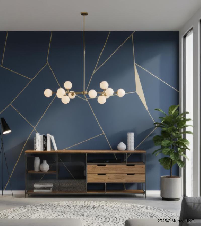 SOLID WOOD & IRON SHELVING UNIT