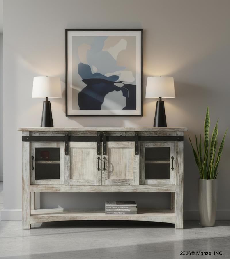 WOOD/IRON CONSOLE