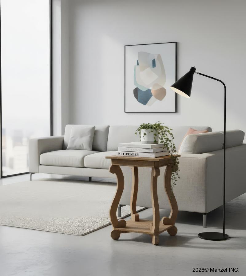 SOLID WOOD END TABLE SIDE TABLE