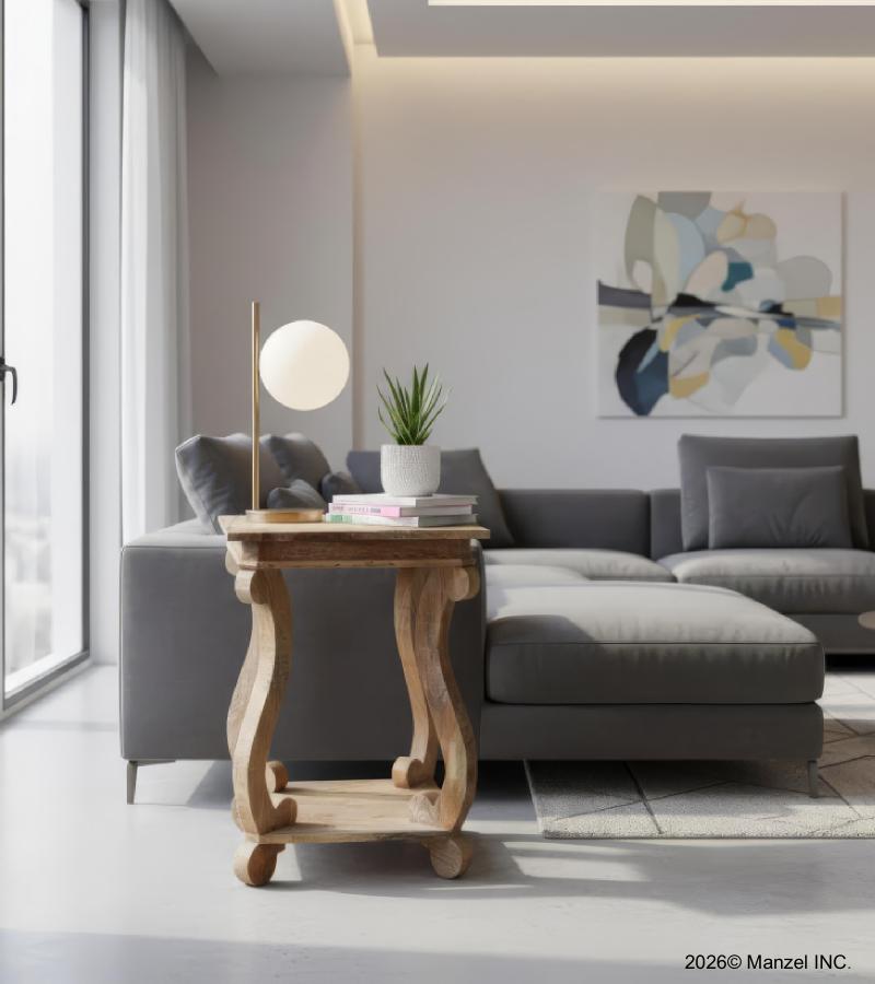 SOLID WOOD END TABLE SIDE TABLE