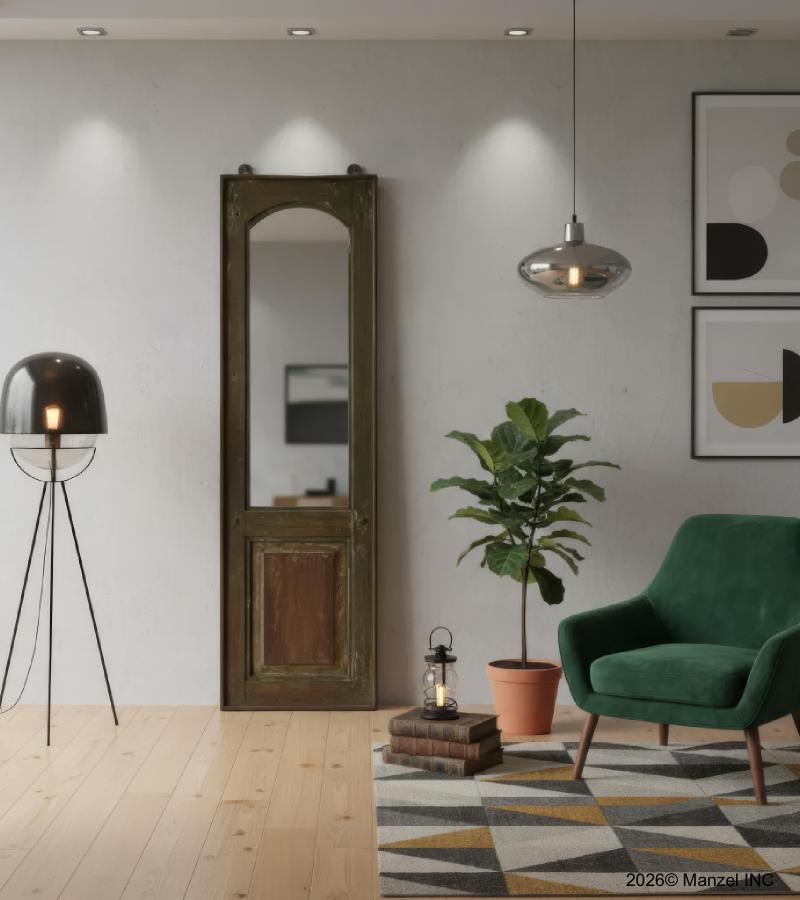 RECLAIMED TEAK DOOR MIRROR