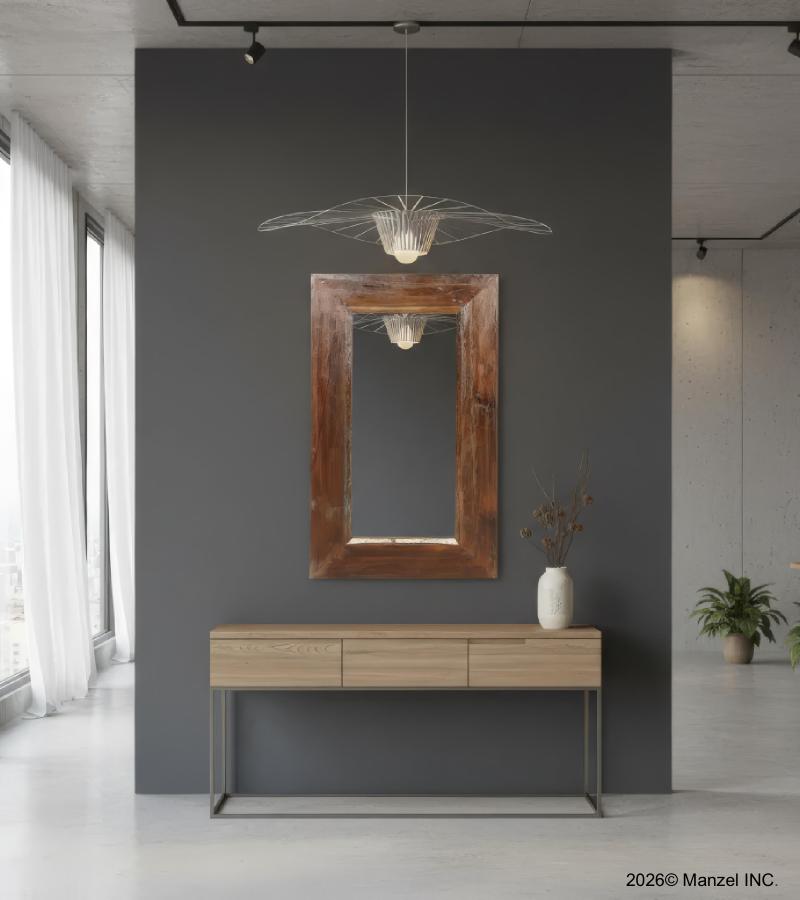 SOLID WOOD RECTANGULAR FRAME MIRROR