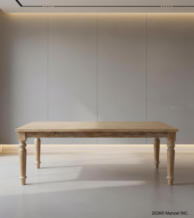 SOLID RECLAIMED TEAK DINING TABLE