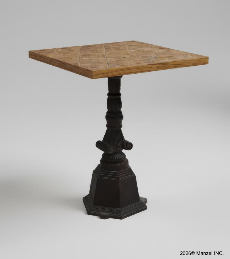 SOLID WOOD & IRON TABLE