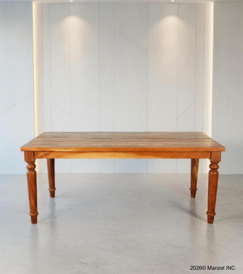 SOLID RECLAIMED TEAK WOOD TABLE