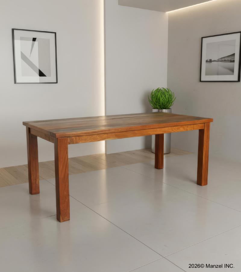 SOLID RECLAIMED TEAK DINING TABLE