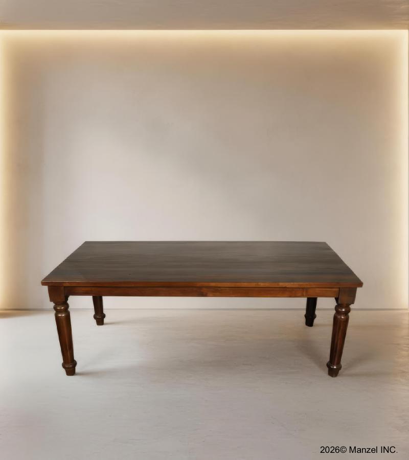 RECLAIMED SOLID TEAK WOOD TABLE