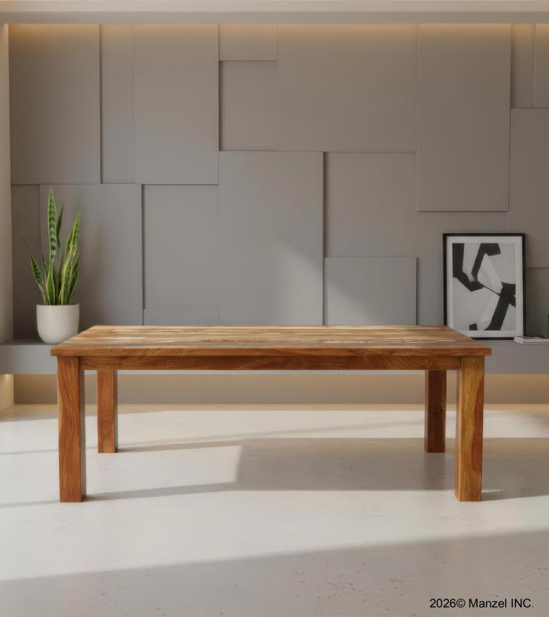 RECLAIMED SOLID TEAK WOOD TABLE