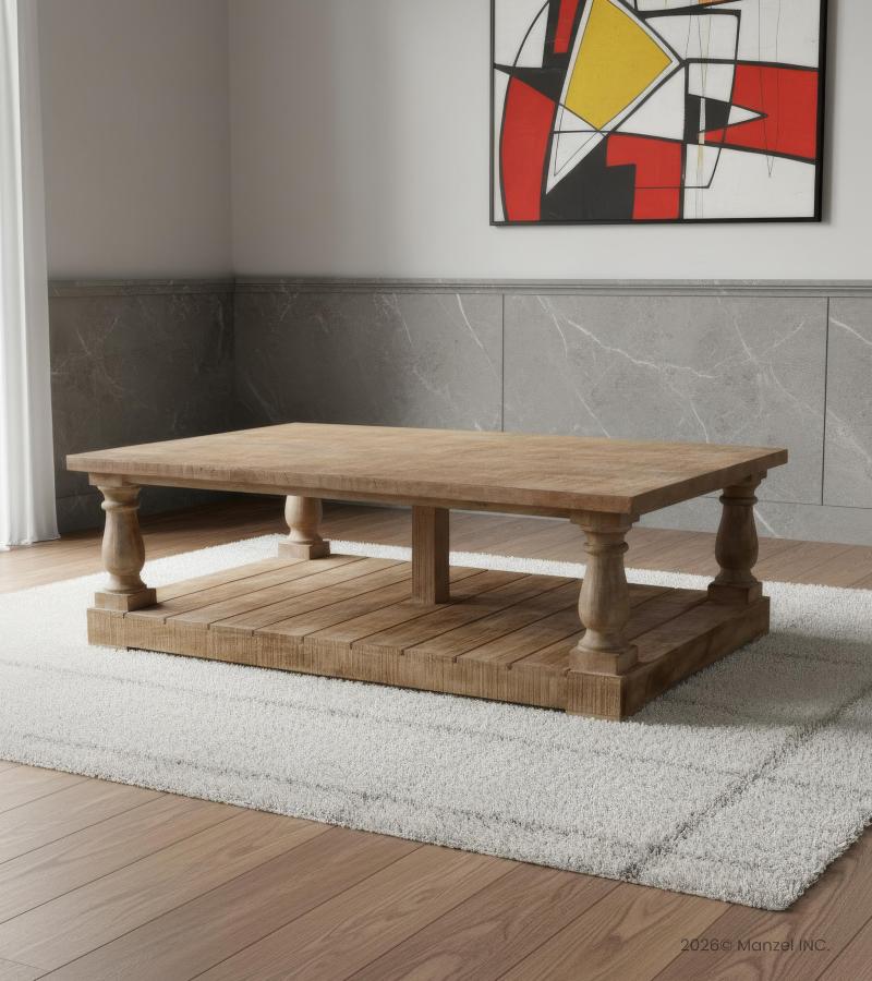 SOLID WOOD COFFEE TABLE