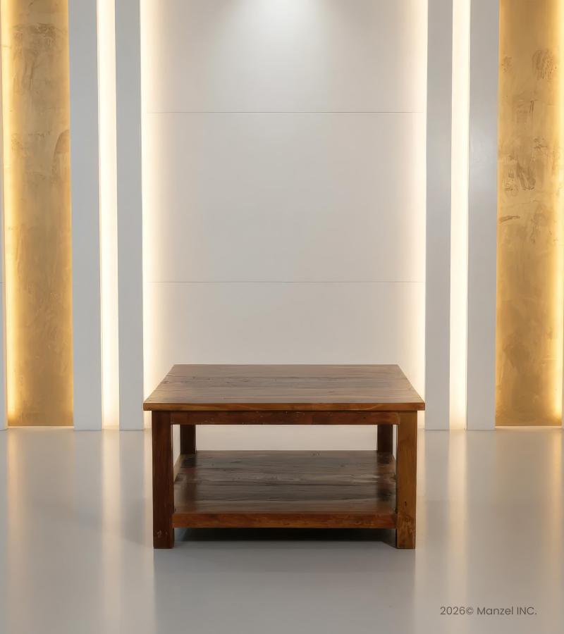 RECLAIMED TEAK SOLID WOOD COFFEE TABLE