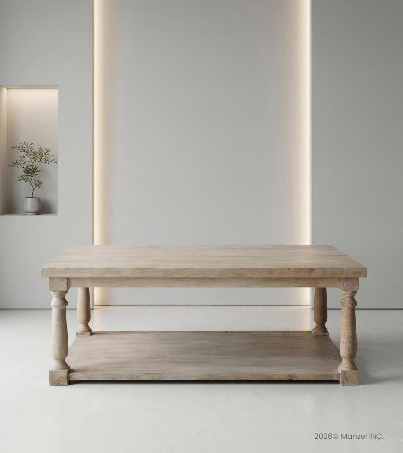 SOLID WOOD COFFEE TABLE - XL