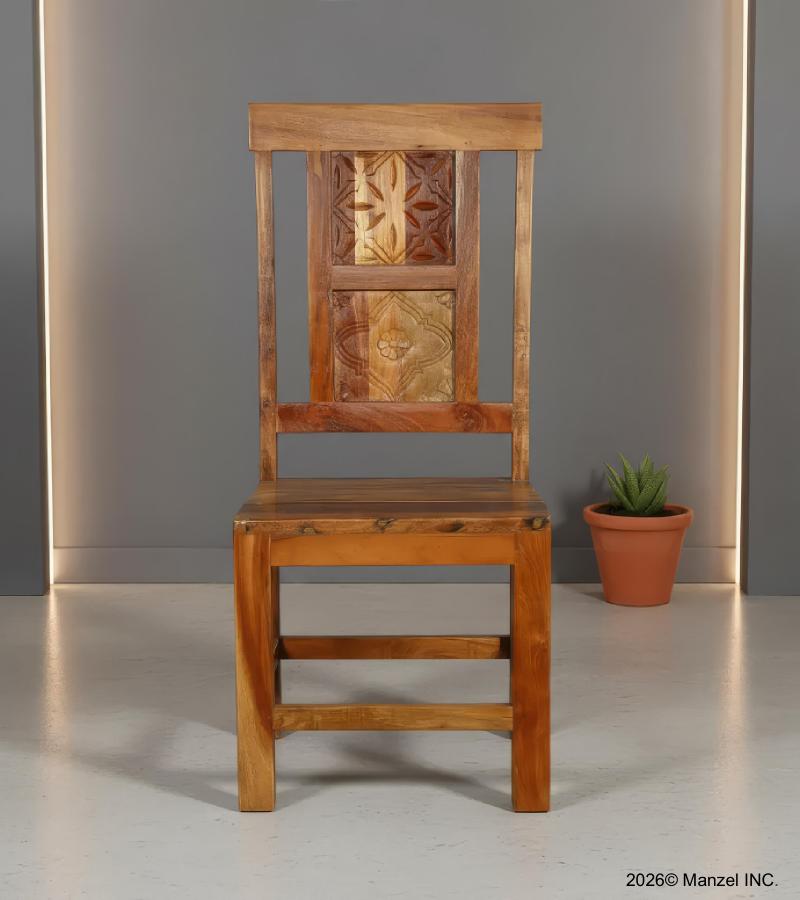 SOLID HAND CARVED RECLAIMED TEAK CHAIR