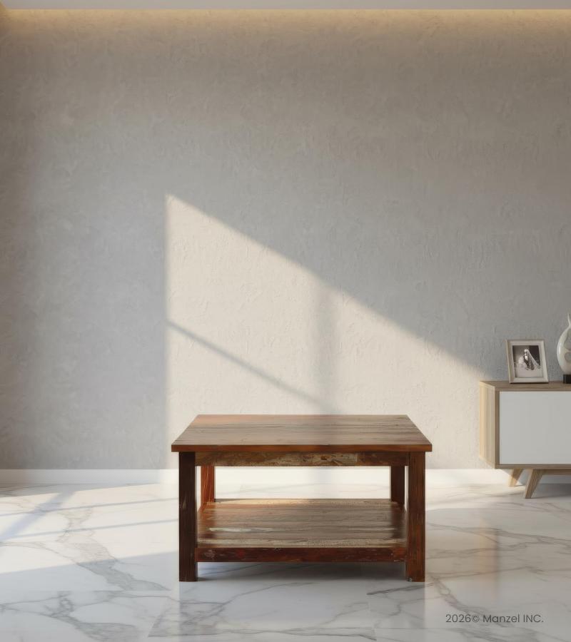 SOLID RECLAIMED TEAK WOOD COFFEE TABLE