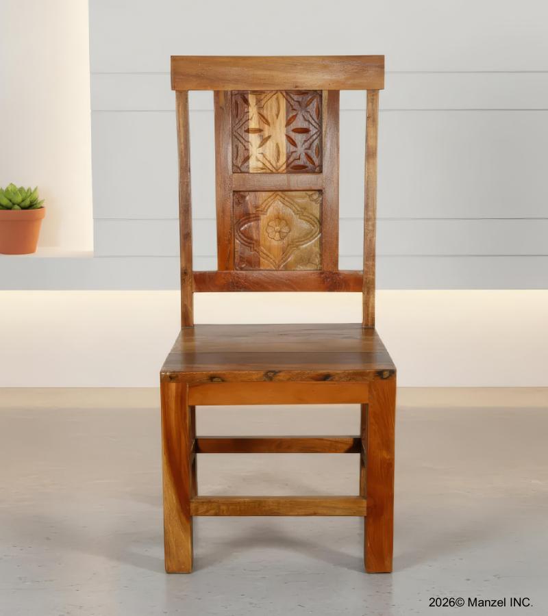 SOLID HAND CARVED RECLAIMED TEAK CHAIR