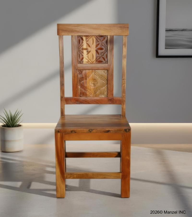 SOLID HAND CARVED RECLAIMED TEAK CHAIR