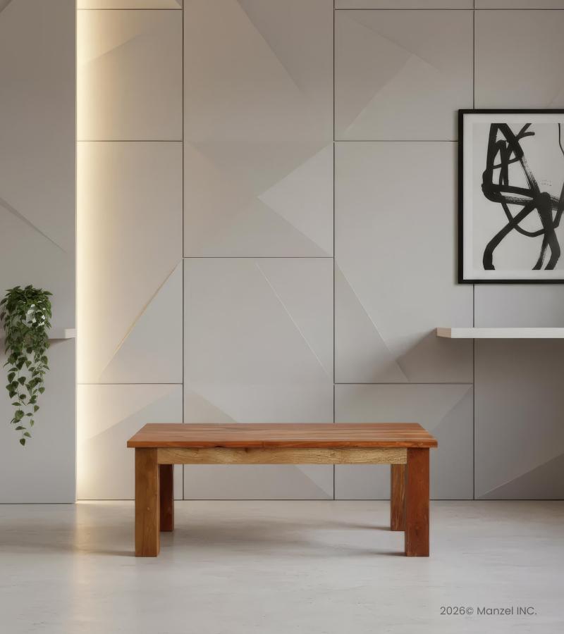 RECLAIMED TEAK COFFEE TABLE