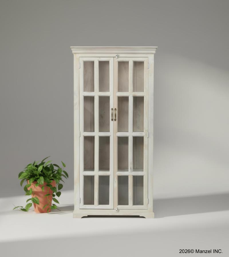 WOODEN GLASS CABINET
