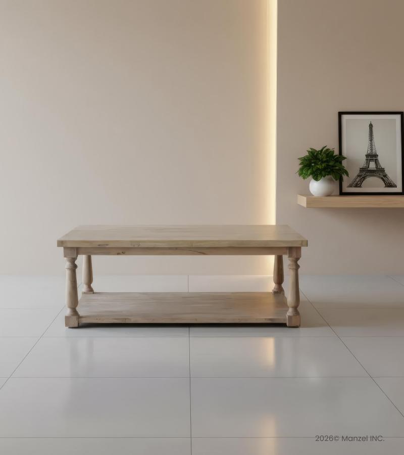 SOLID WOOD COFFEE TABLE - XL