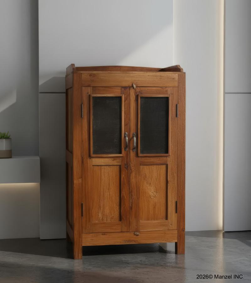 SOLID RECLAIMED TEAK CABINET