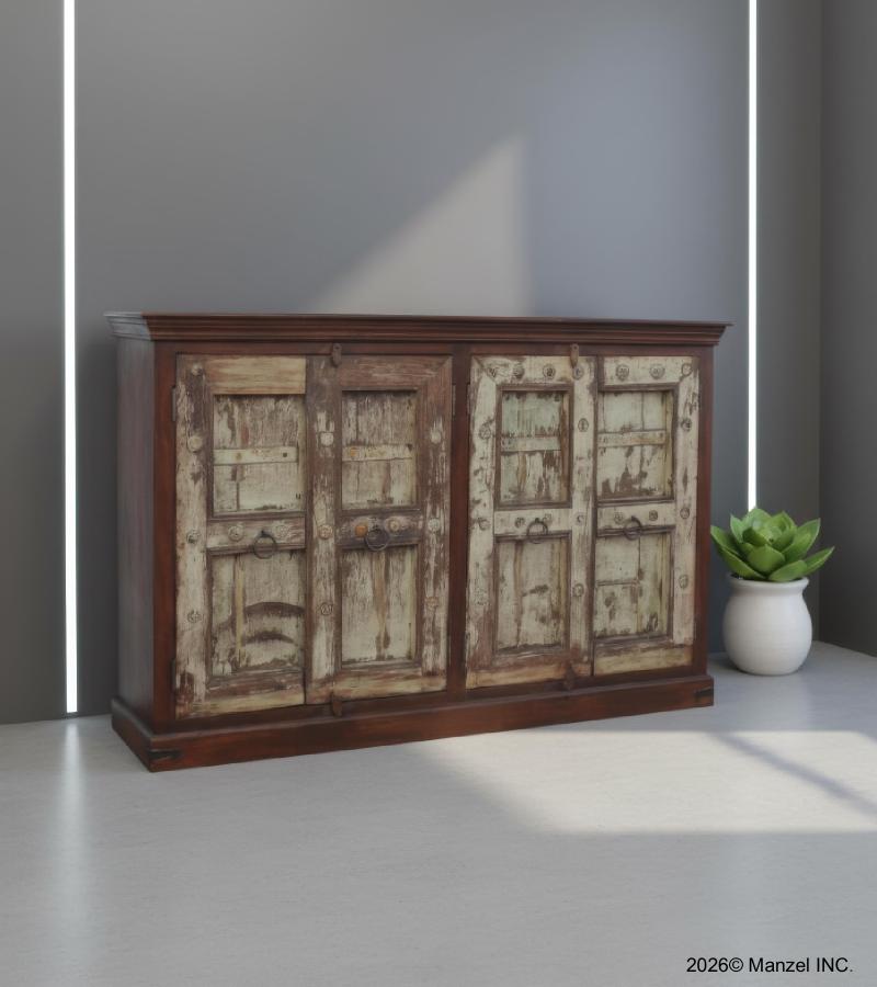 SOLID WOOD RECLAIMED TEAK SIDEBOARD SERVER CONSOLE