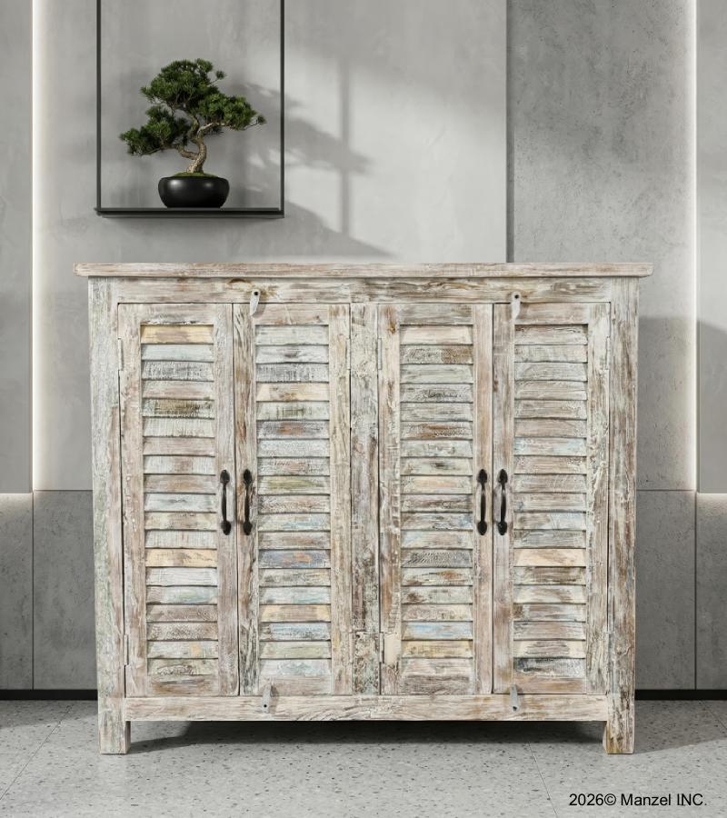 SOLID RECLAIMED TEAK WOOD CABINET SIDEBOARD