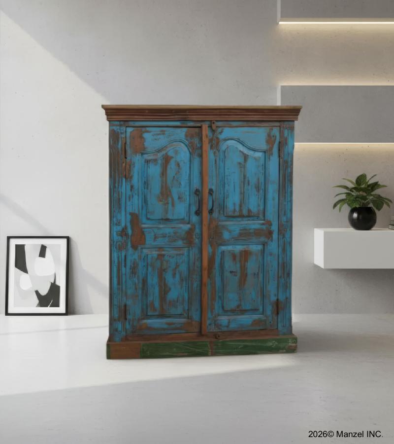 VINTAGE RECLAIMED TEAK CABINET