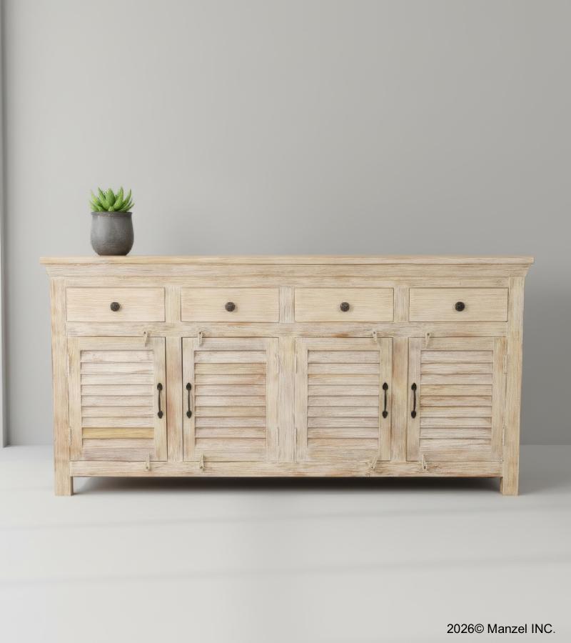 SOLID RECLAIMED TEAK WOOD SIDEBOARD