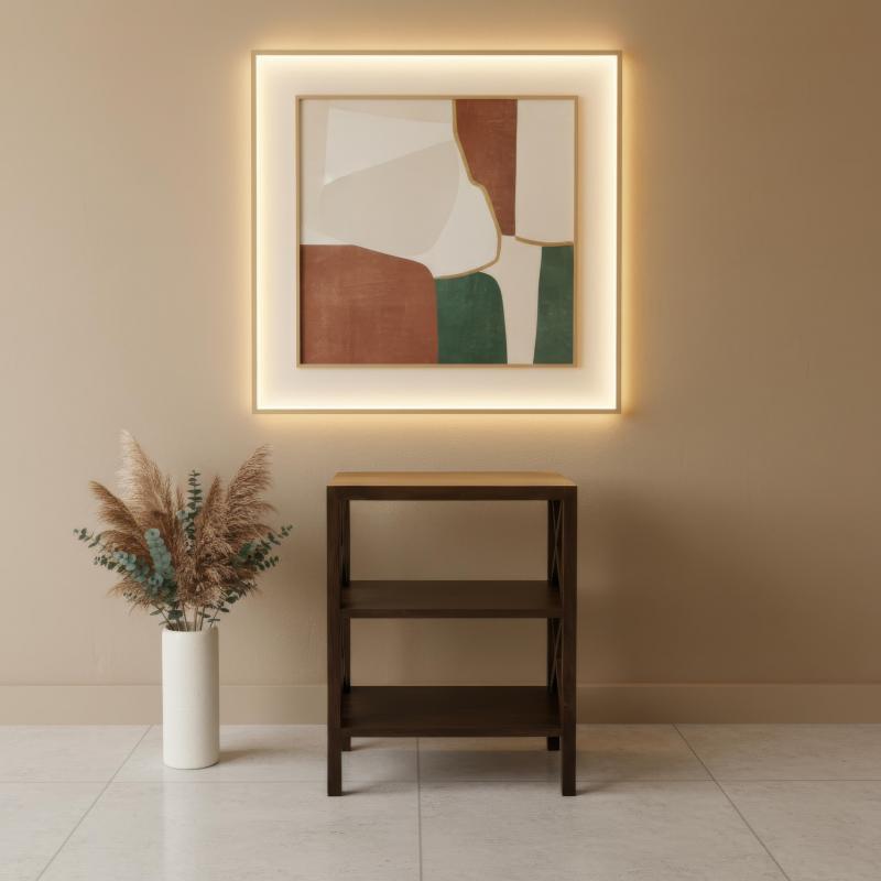 SOLID WOOD END TABLE