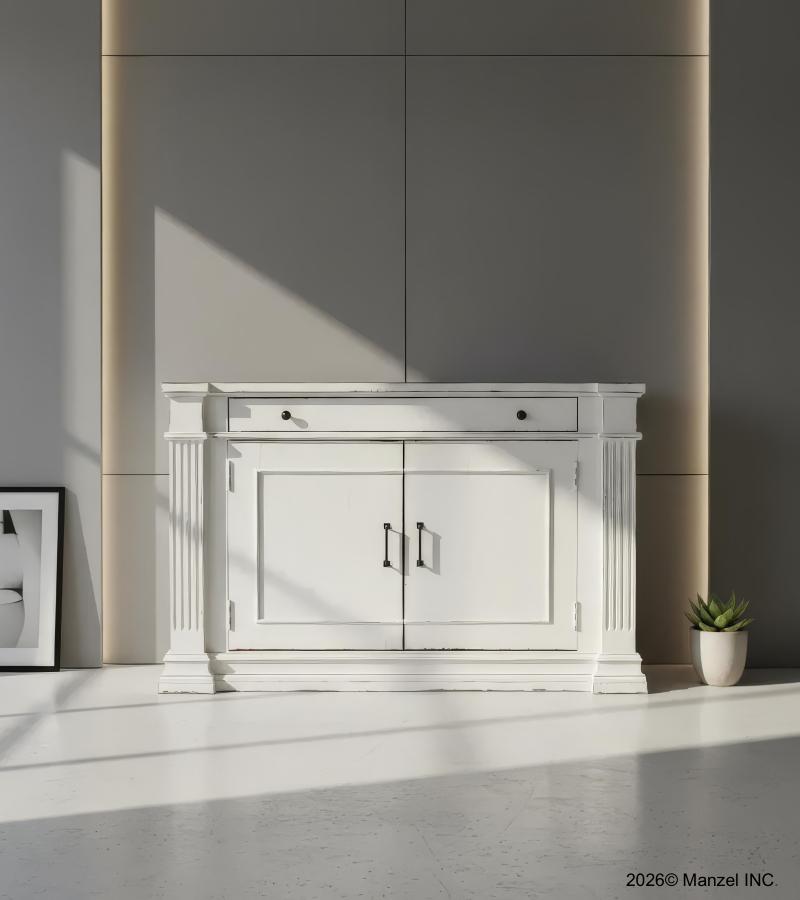 WOODEN PAINTED SIDEBOARD