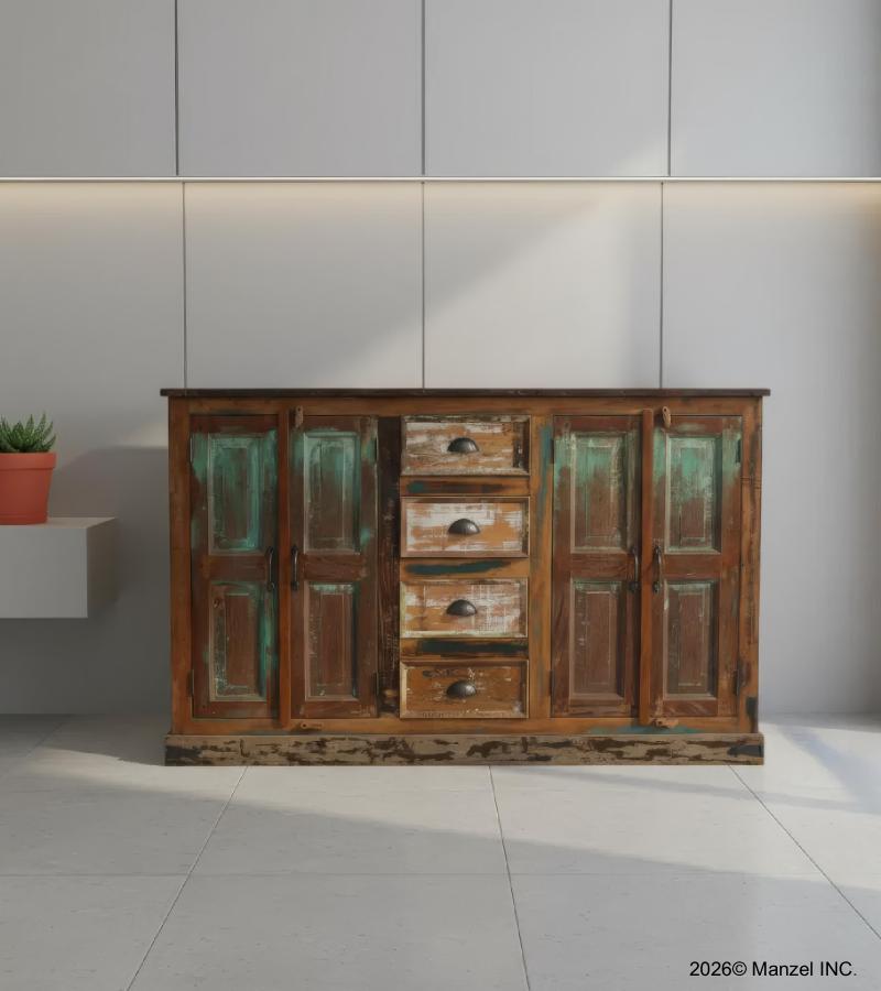 SOLID RECLAIMED WOOD SIDEBOARD