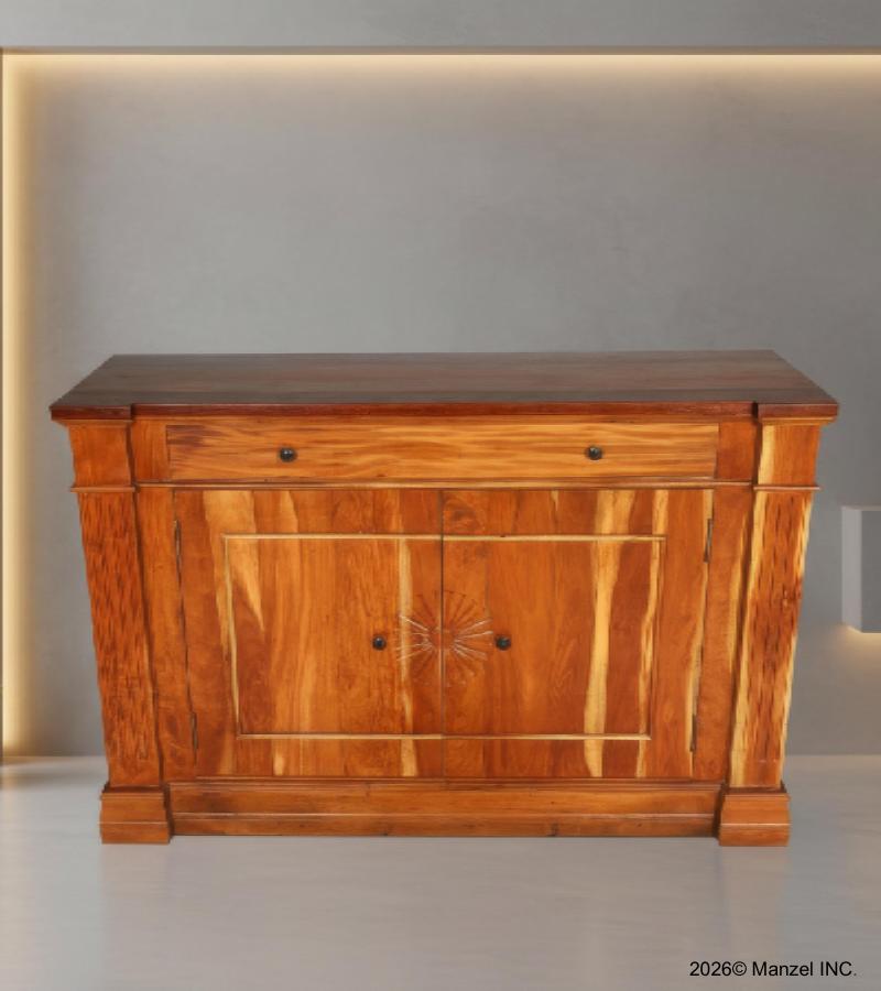 WOODEN CARVED SIDEBOARD