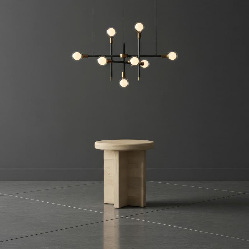 MODERN & ORGANIC SOLID WOOD END TABLE / SIDE TABLE